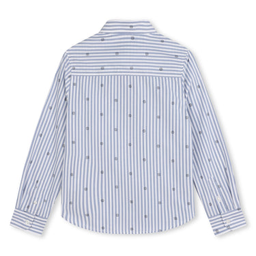BOSS Camisa para niño y adolescente azul